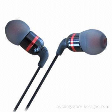 High-quality Metal In-ear Earphones with Nice Gift Box, Ideal for Christmas Promotion